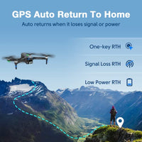 4K 90° FOV GPS Drone W70 - attopdrone