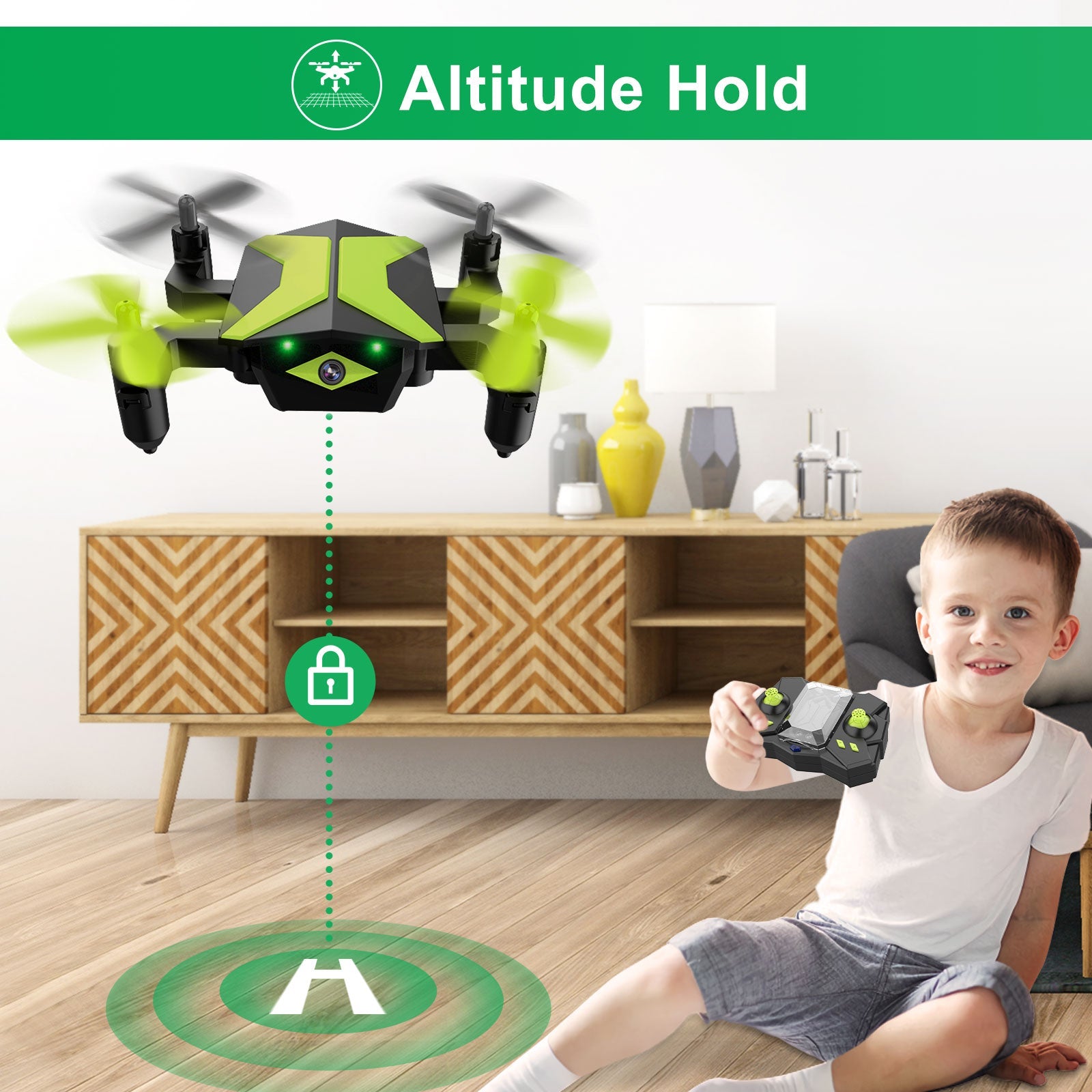 X-shop Drone with Camera, 1080P FPV Mini Drones for Kids Adults with  Carrying Case, One Key Take Off/Landing, Altitude Hold, Obstacle Avoidance,  Toys